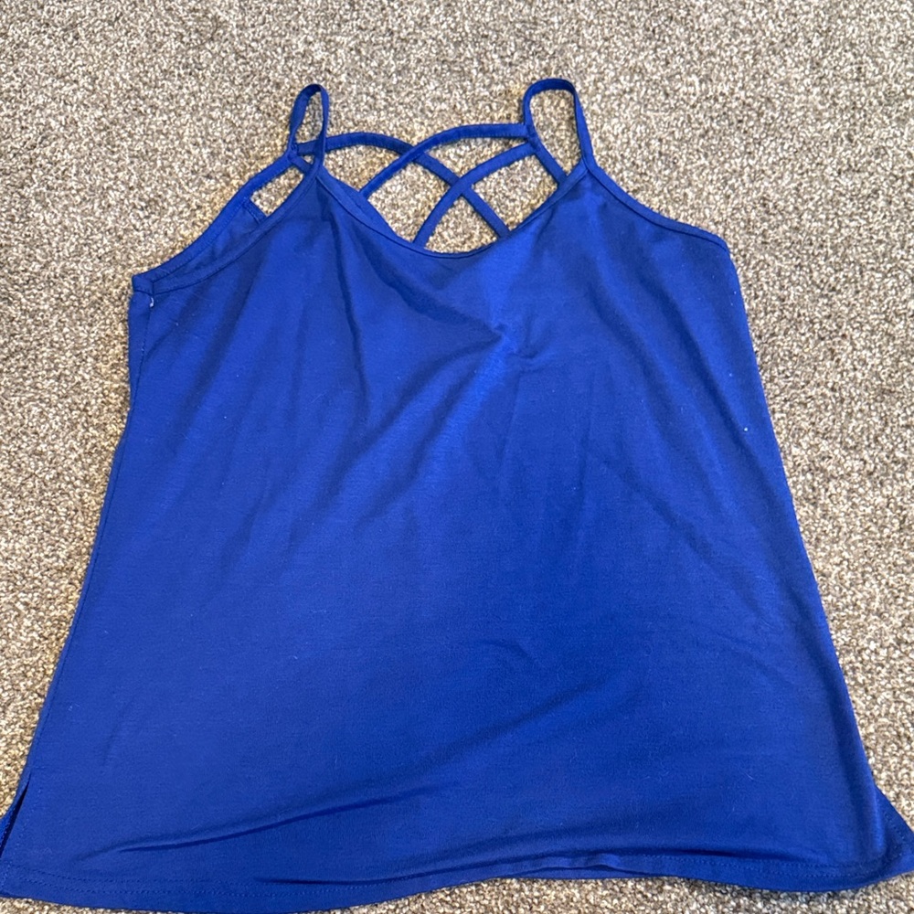 Women's Blue Tank Top